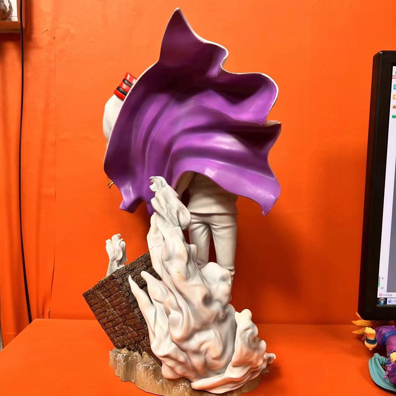 One Piece Figure Navy Hero Cap Model Gk Navy General the Strongest Navy Ornament One Piece Gift