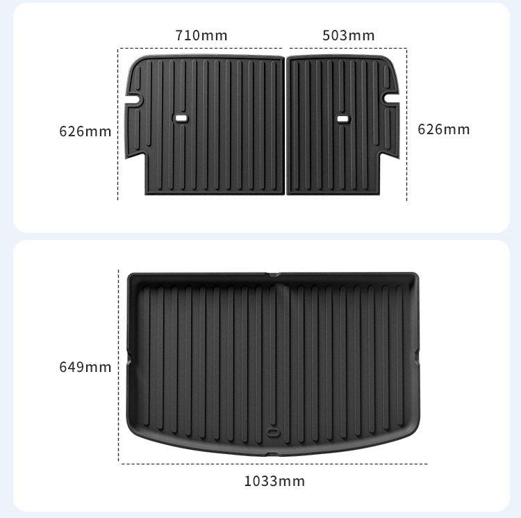 Suitable for 21-25 Models of the Ora Good Cat Car, Custom-Fit Car Mats, Trunk Mat, Fully Environmentally Friendly Tpe Mats