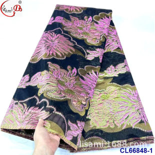 ���y���̽����LDIY���\���Ứ���� African Brocade Lace Fabric