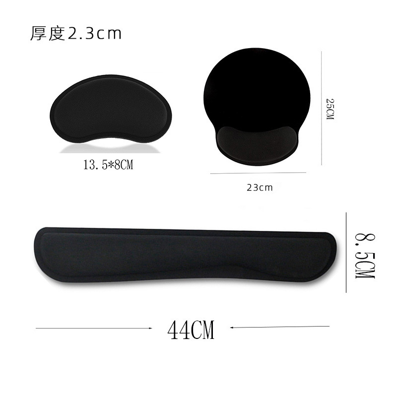 Alfombrilla de ratón al por mayor esponja inferior de goma almohadilla de muñeca almohadilla de teclado almohadilla de mano de Oficina de Dibujos Animados lindo