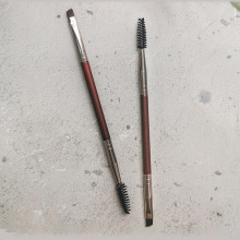 单支装双头化妆刷刀锋眉刷螺旋刷遮瑕刷睫毛刷便携美妆工具跨境