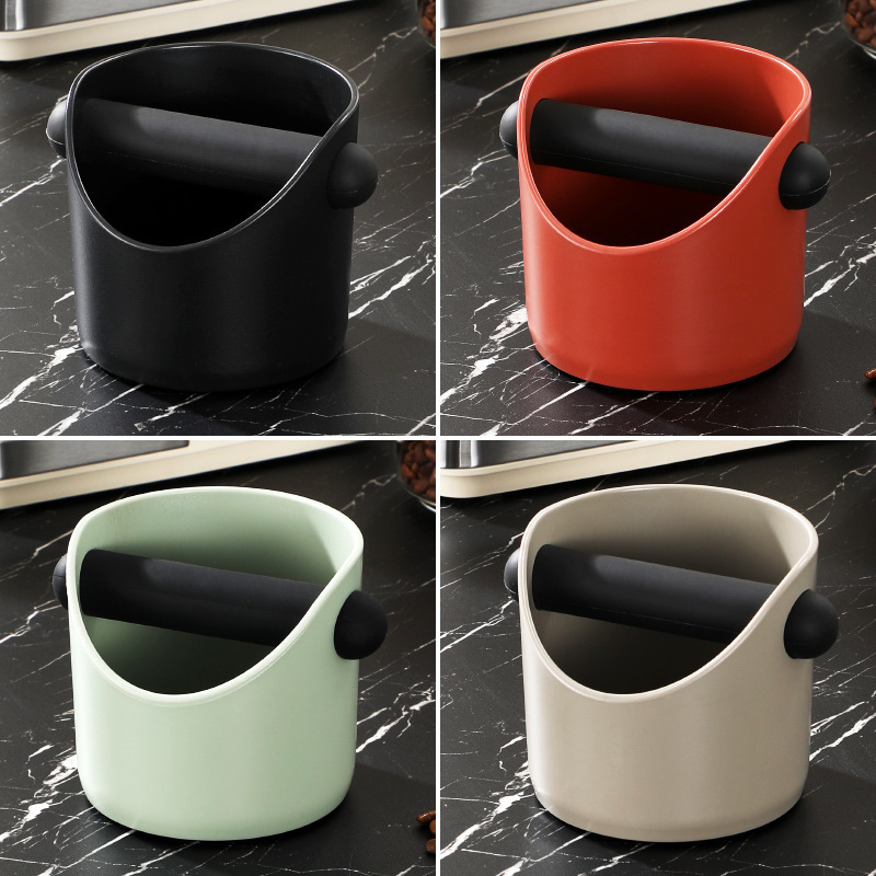 Coffee Powder Dregs Barrel Mini Coffee Dregs Knocking Powder Barrel Household Italian Coffee Bar Pour Dregs Storage Coffee Utensil