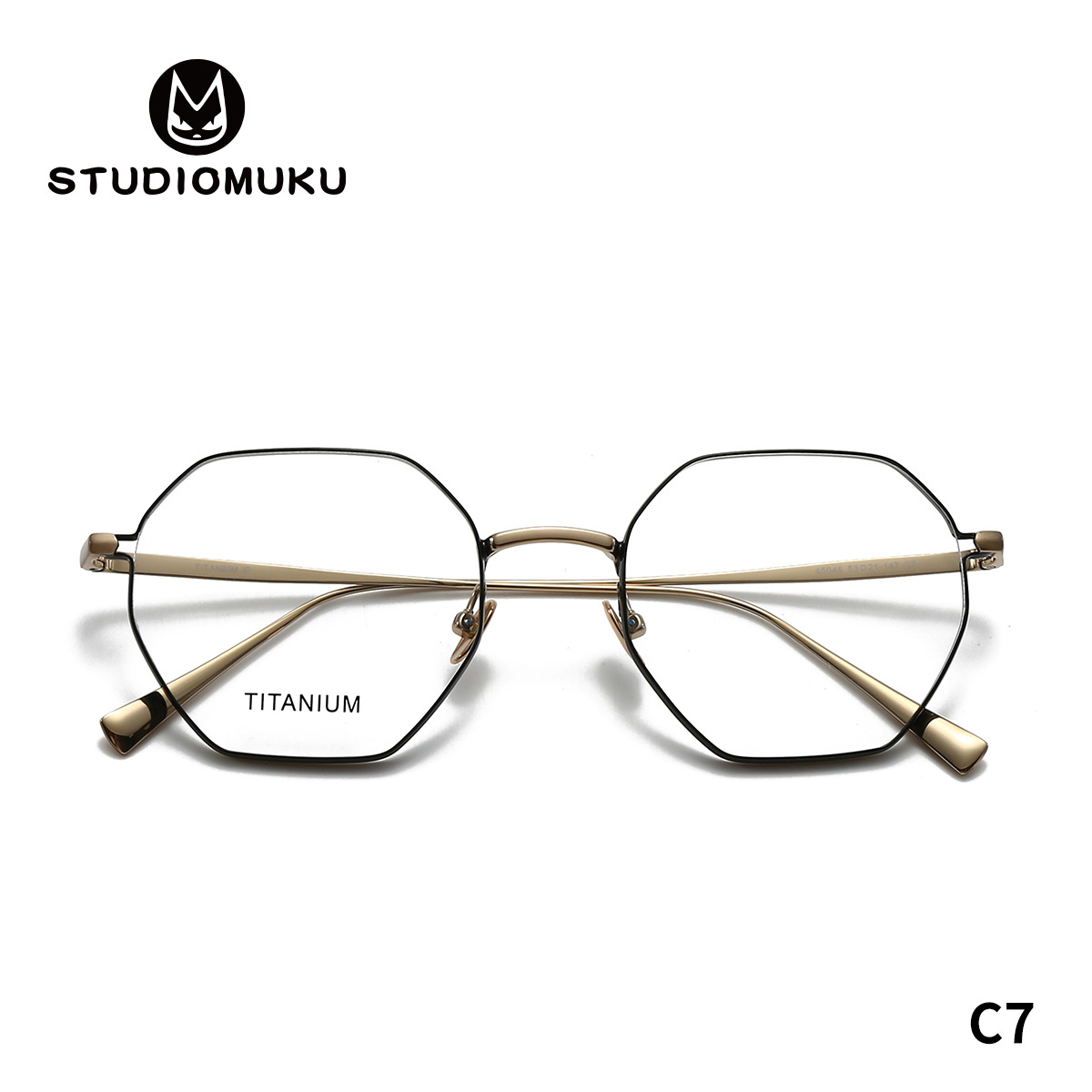 Gafas de madera STUDIOMUKU, cuanto más normales, más enloqueció el interior, monturas de gafas poligonales, monturas de gafas