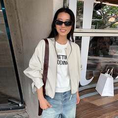 MOXI十三行女装2025秋季新款韩版皮衣外套女pu皮女式夹克短款外套