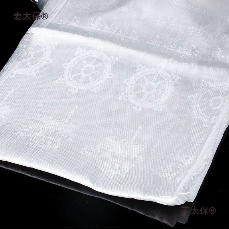 Тибетские украшения с восемью благоприятными символами, белый жаккардовый монгольский шарф для туристических представлений и торжеств в живописной местности Хада.