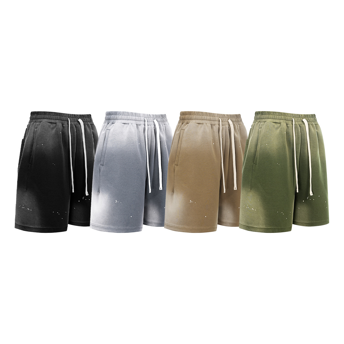 Marca de moda americana transfronteriza pantalones cortos de verano juveniles hombres pantalones casuales de quintiles deportivos lavados con agua pantalones cortos de hombre