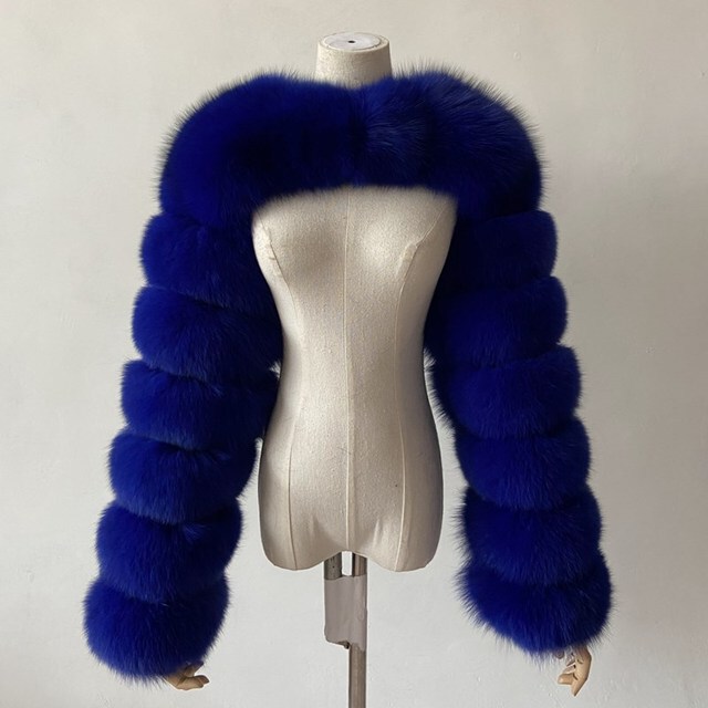 Haining fur manufacturers wholesale autumn and winter New artificial fur imitation fox fur European and American ultra short imitation fur coat women