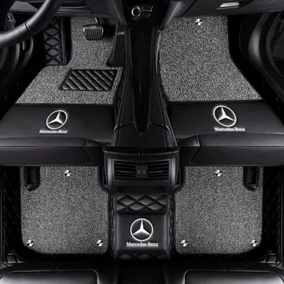 E300L E260Lglc260L Full-Coverage – Modelə uyğun ayaqaltı - other-models-double-layer-black-beige-gray-silk-circle