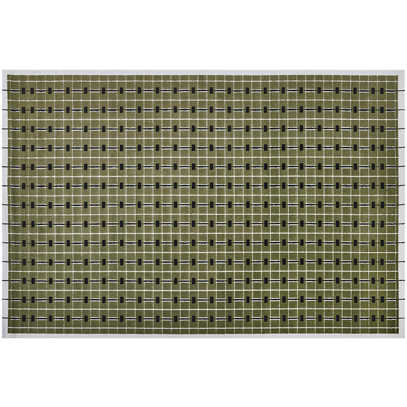 Alfombras nórdicas para la sala de estar 2025 nuevas alfombras de cama de dormitorio elegante retro Estocolmo alfombra