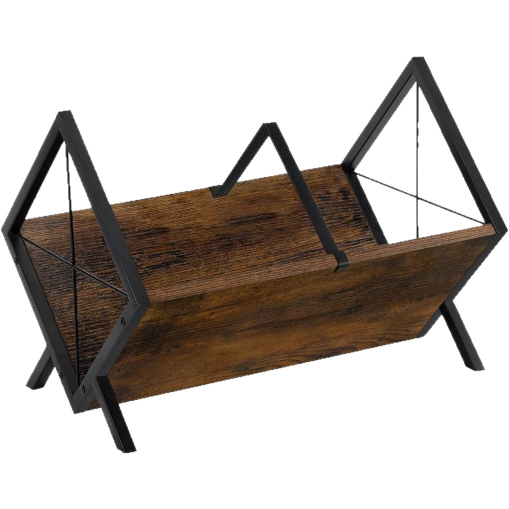 Estante de discos de vinilo de madera maciza transfronteriza madera forjada combinada con estante de almacenamiento de CD Estante de almacenamiento de discos de madera de gran capacidad