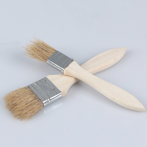 Manufacturer wholesale 2-pack barbecue brush portable bristle baking barbecue seasoning brush outdoor supplies paint brush