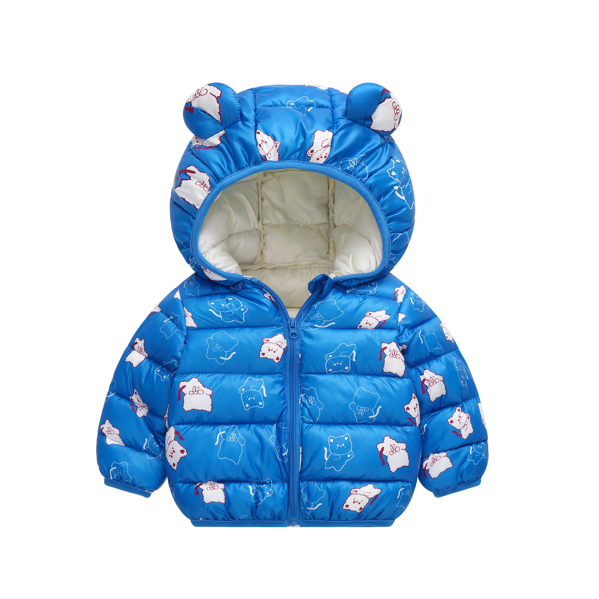 Ropa infantil de comercio exterior 2025 primavera, otoño, invierno, nuevo tipo de dibujos animados, ropa de algodón para niños, ropa de algodón para niños y niñas