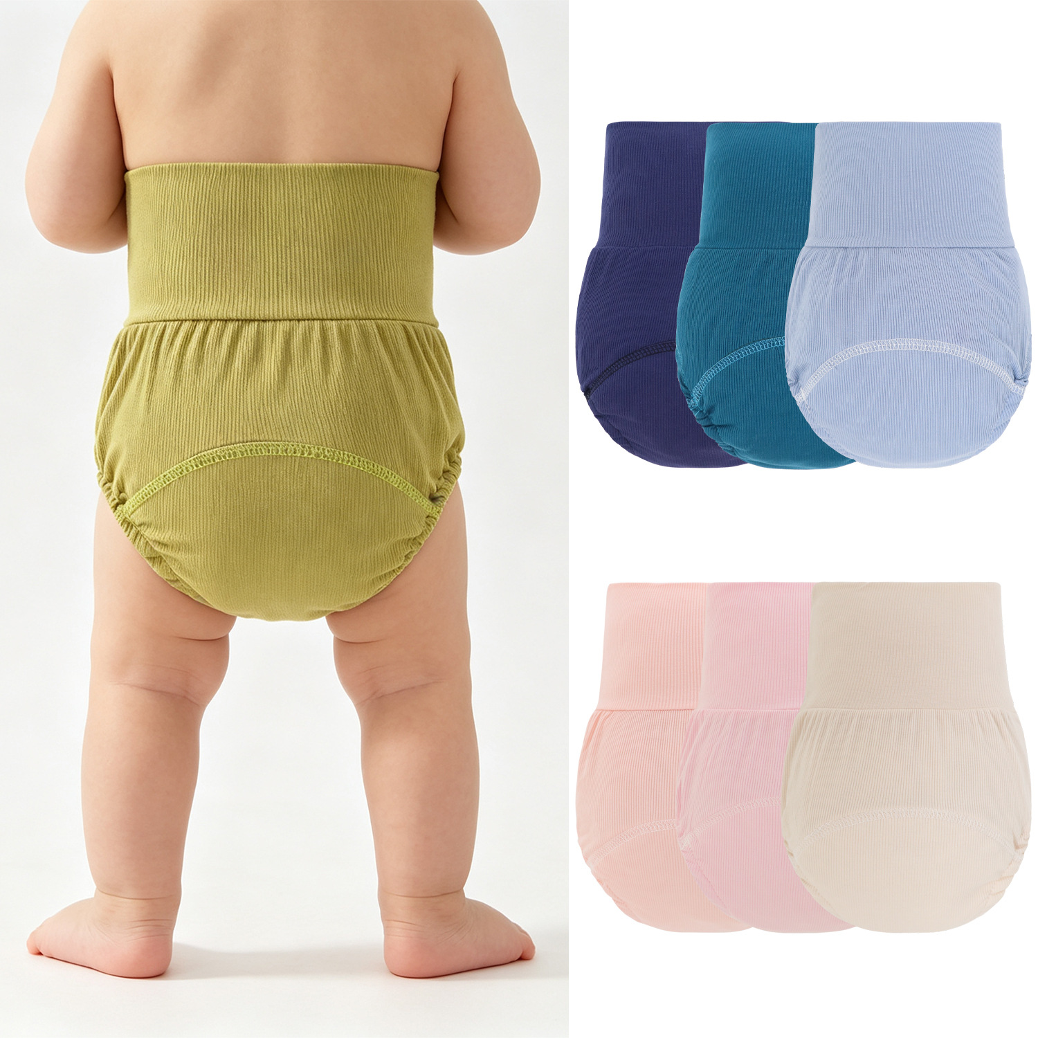 Calzón de Entrenamiento Lavable para Bebé de Algodón Puro Reutilizable para Bebés y Niños Pequeños image 10
