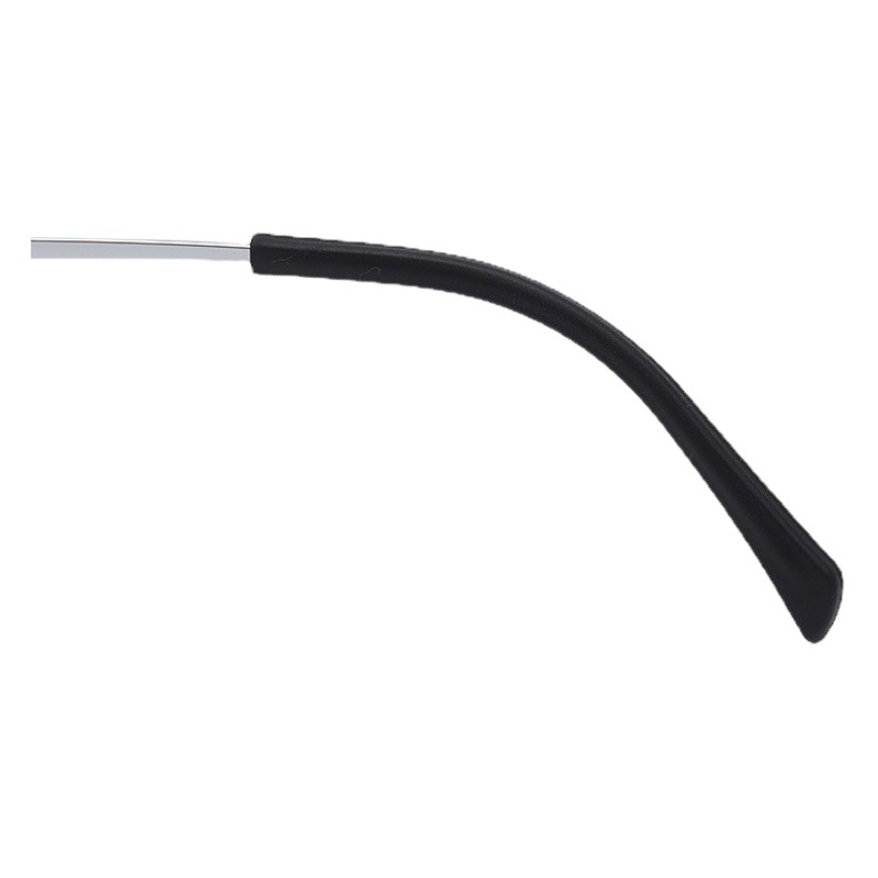 Silicone flat head square hole foot cover glasses silicone non-slip cover glasses leg protective cover glasses repair accessories wholesale