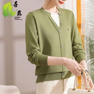 Mother's Knitted Shirt Top Women's 40-50-60 Years Old Fake Two-piece Clothes Middle-aged Women's Spring and Autumn