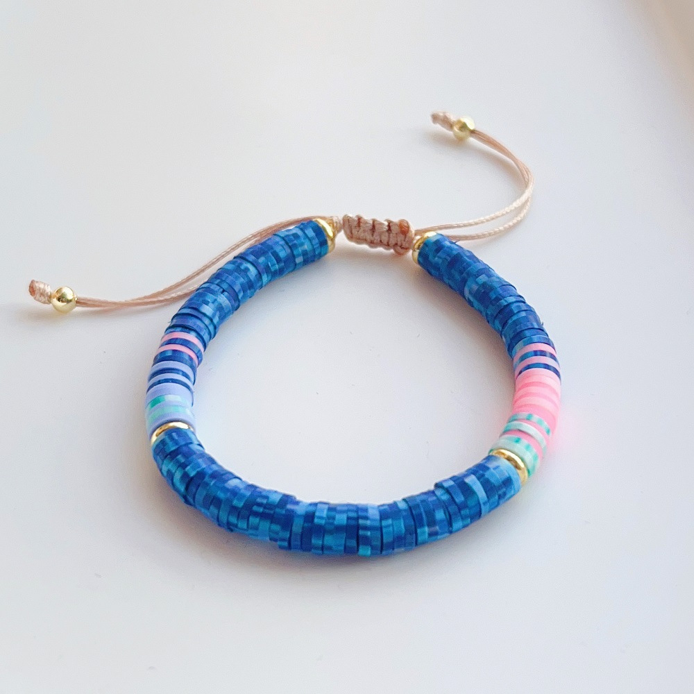 20g Weight Bracelets Classification Ethnic Style Geometric Soft Clay Wholesale Bracelets