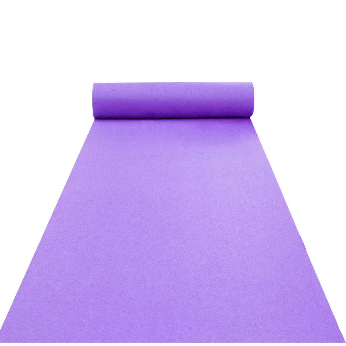 Disposable non-woven carpet, fuchsia face blush, 1–3 m width, rolls and samples