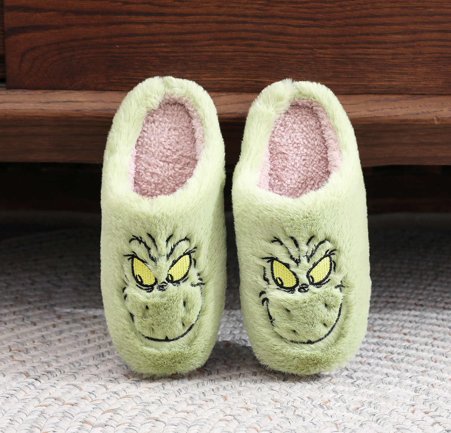 어린이용 면대걸레 - 녹색 털이 많은 괴물