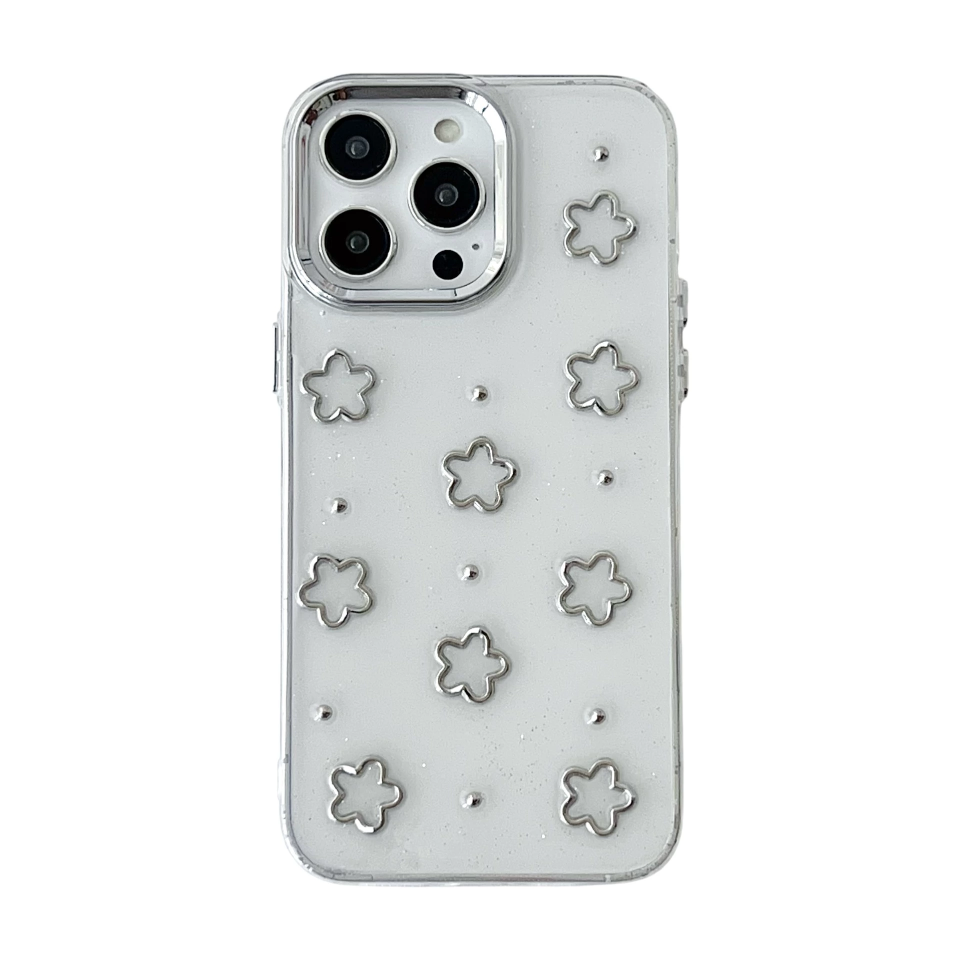 Phone case, iphone, 17 pro max, flowered, fall protection, 14/15