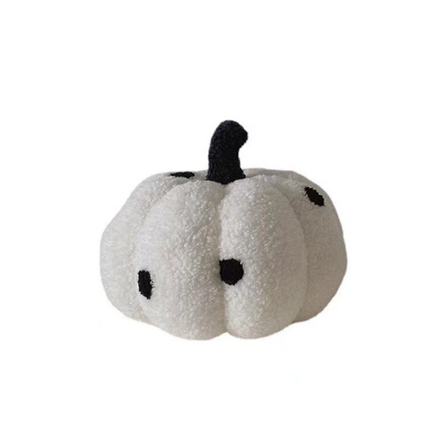 Ins Pumpkin Pillow Nordic Retro Wave Dot Pumpkin Cushion Home Decor Round Ball Ornament Children's Pumpkin Pillow Dropshipping