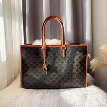 大包包女凯旋门老花手提托特包大容量旅行购物袋通勤包单肩斜挎包