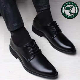 新款真皮牛皮男士新款休闲鞋软底软面防滑舒适轻便系带百搭男皮鞋
