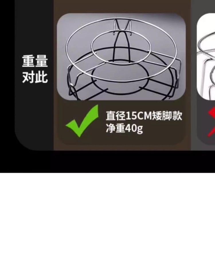 Stainless Steel Steamer Rack Mini Multi-Function Steaming Stand for Rice Cooker and Pressure Cooker overview