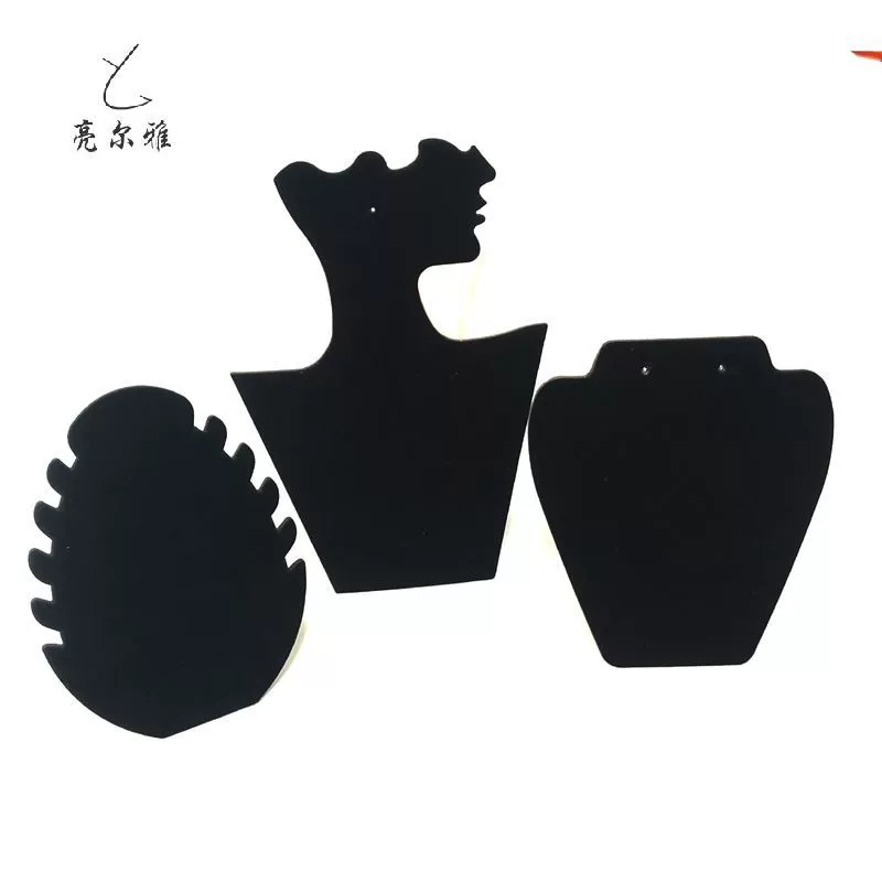 [Персик сердце плоский складной ожерелье дисплей стойки] Трехмерный высокое качество складной печати логотип заводского производства