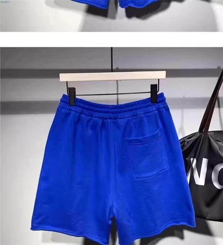 Men's Oversized Casual Shorts With Drawstring And Graphic Print_voghion.com