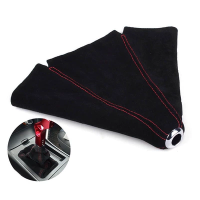 Cross-Border Car Modification Parts Gear Shift Dust Cover Racing Suede Gear Knob Cover