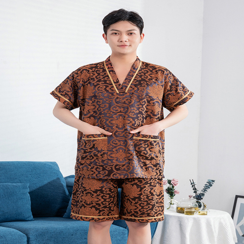 스웨트셔츠 여성용 코튼 자카드 남자 플러스 사이즈 커플 뷰티 바스 사우나 세트 마사지 뜸 발 목욕 세트