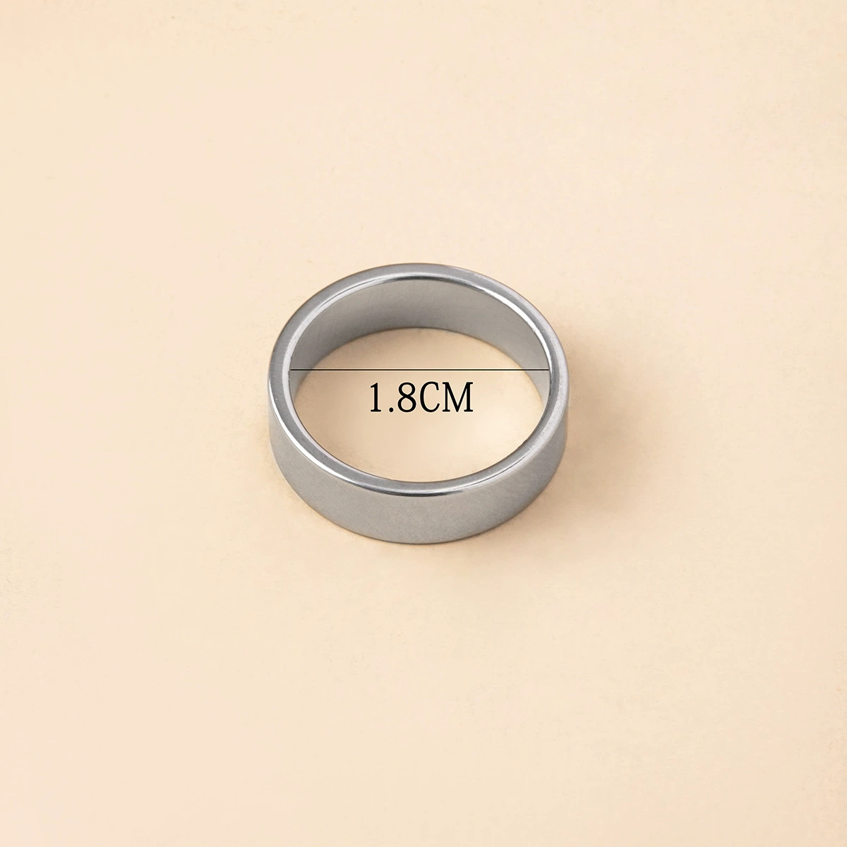 Ring, trend accessory stainless steel for men and women, European style, Birthday gift