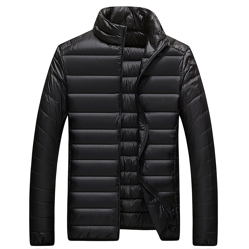 Herrenbekleidung Leichte große Seiden-Baumwolljacke Herren Winter neue Mode warme Jacke Seiden-Baumwolljacke junge Männer Seiden-Baumwoll-Paarjacke_voghion.com