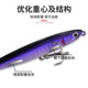 Sinking Minnow Lures 10 Colors Hard Plastic Baits Bass Trout Saltwater Sea Fishing Lure