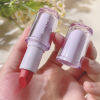 Transparent matte nude cute lipstick, translucent shading