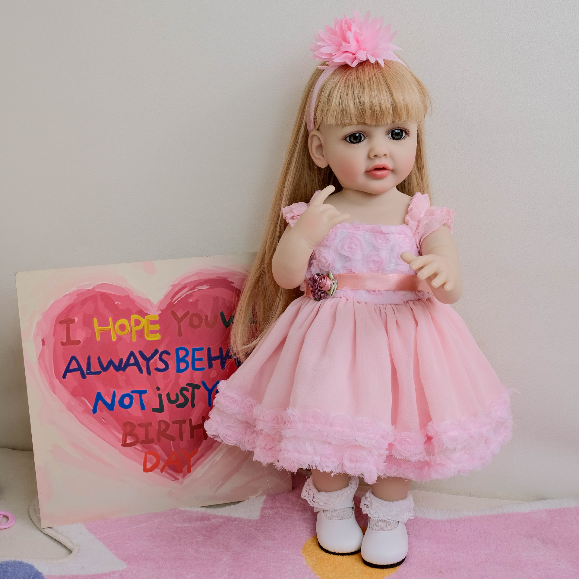 Muñeca Reborn Realista Betty de Silicona Completa NPK, Suministro Transfronterizo, Múltiples Almacenes en el Extranjero, Dropshipping de una Sola Pieza, TIKTOK