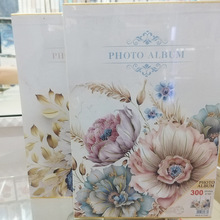 新款大容量6寸相册300张照片复古家庭影集宝宝成长纪念册毕业礼物