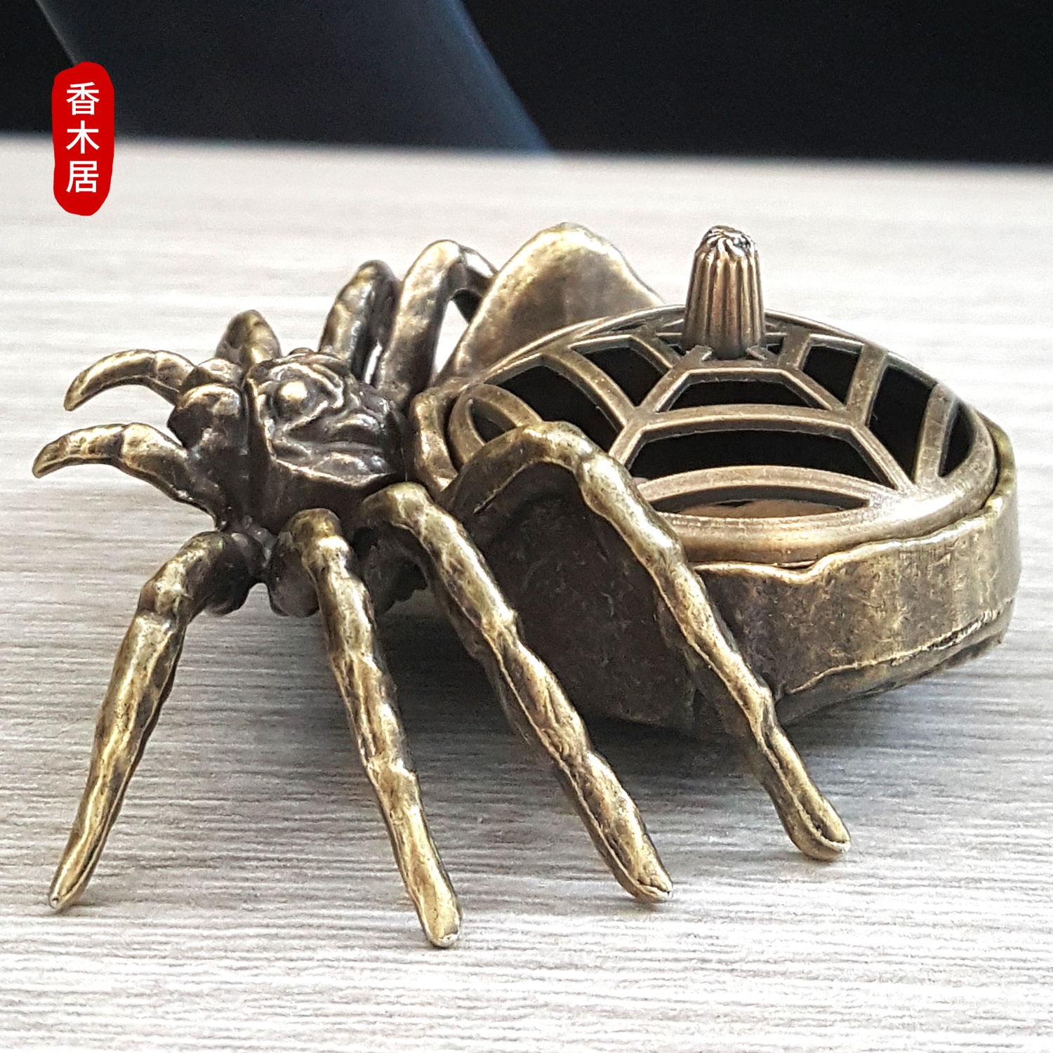 万圣节蜘蛛动物香炉熏香炉 创意禅香炉摆件配件家用客厅文创批发