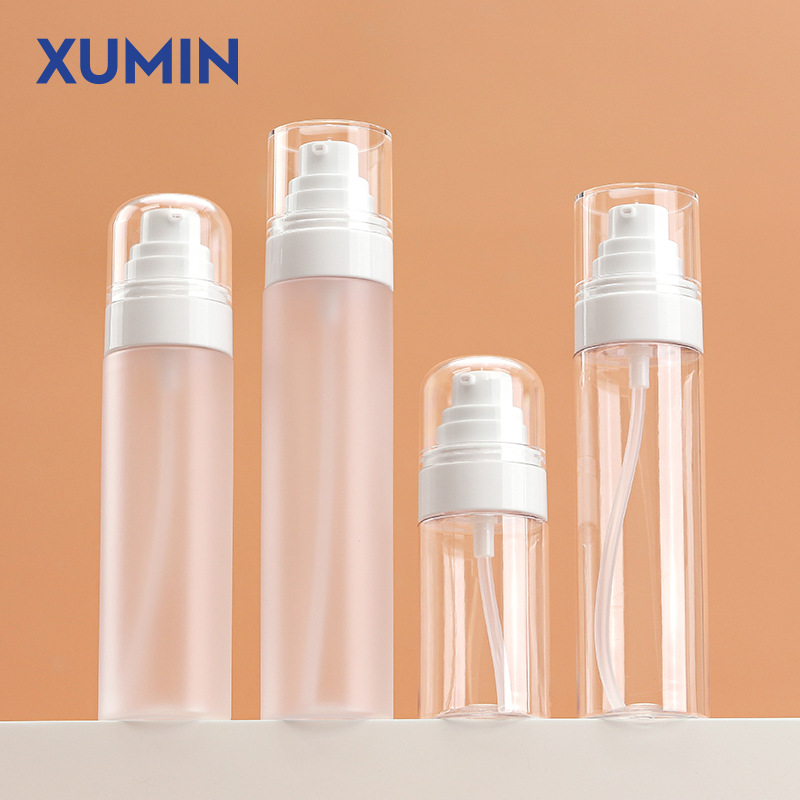 Xumin cosméticos al por mayor botellas de PET prensadas 50ml botellas de emulsión 100 - 120ml botellas de esencia