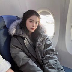 美式复古羽绒棉服女短款冬季韩版男女同款棉衣棉袄加厚小个子外套