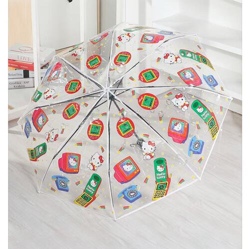 Chiikawa transparent umbrella high-quality cartoon foldable Giyikawa children's automatic umbrella