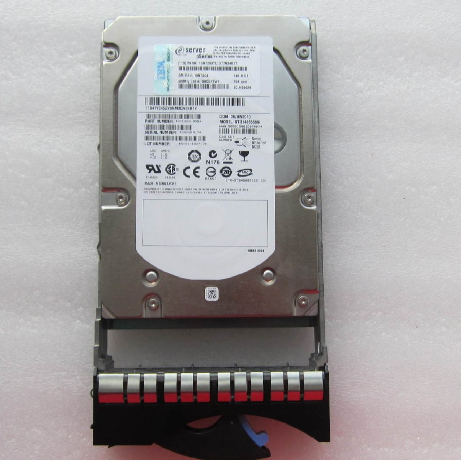 IBM 3647 10N7204 146G 15K 3.5 SAS 小型机硬盘服务器专用