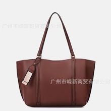 欧美范2025夏季新款女包流行复古单肩包简约手提大包大容量托特包