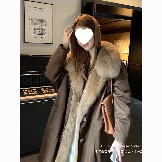 2026新款可拆卸派克服女长款毛毛外套今年新款外套加绒加厚爆款
