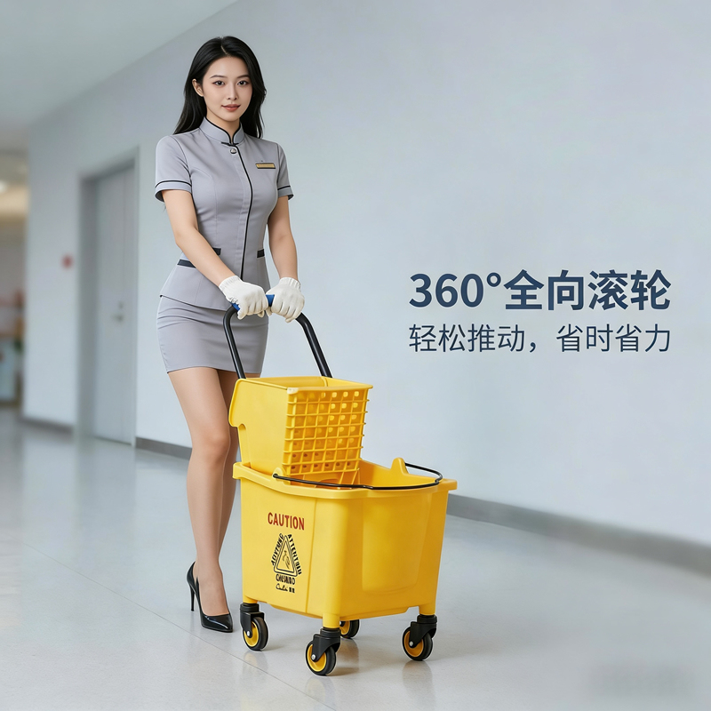 Free Shipping Cleaning Mop Bucket with Wringer, Commercial Mop Bucket with Water Extractor, Cleaning Mop Cart for Hotels and Restaurants Free Shipping Cleaning Mop Bucket with Wringer, Commercial Mop Bucket with Water Extractor, Cleaning Mop Cart for Hotels and Restaurants