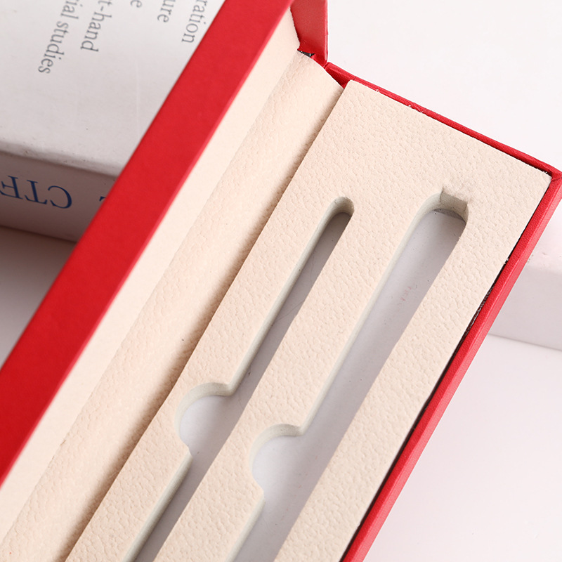 Caja de regalo de stock impresión comercial personalizada caja de papelería publicitaria embalaje de regalos caja de embalaje de bolígrafo