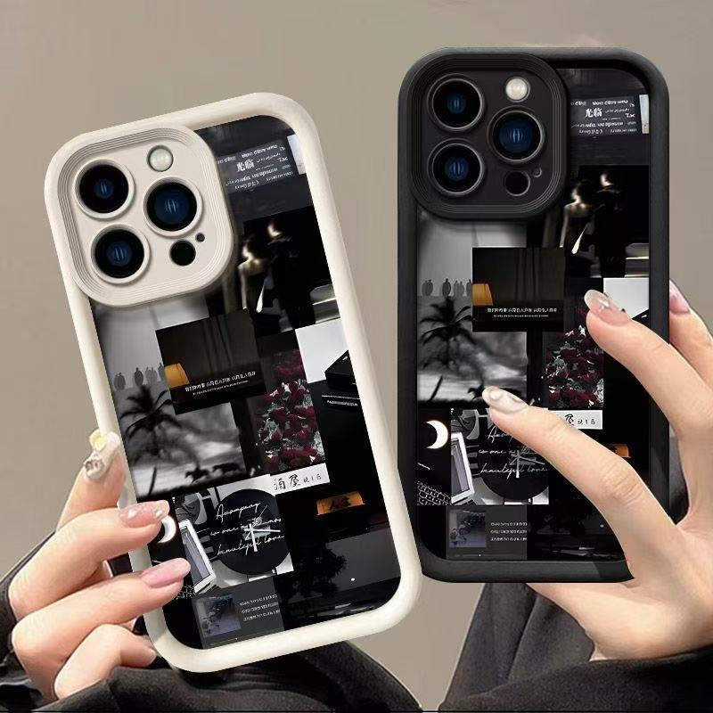 Nueva aplicación para iPhone 16 funda para teléfono móvil Apple 15promax/14 anti-caída 13pro12 Europa y América 11 personalidad xr