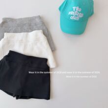 女童半裙夏新款女童韩版高腰开叉休闲裙A字包臀裙辣妹运动短裙