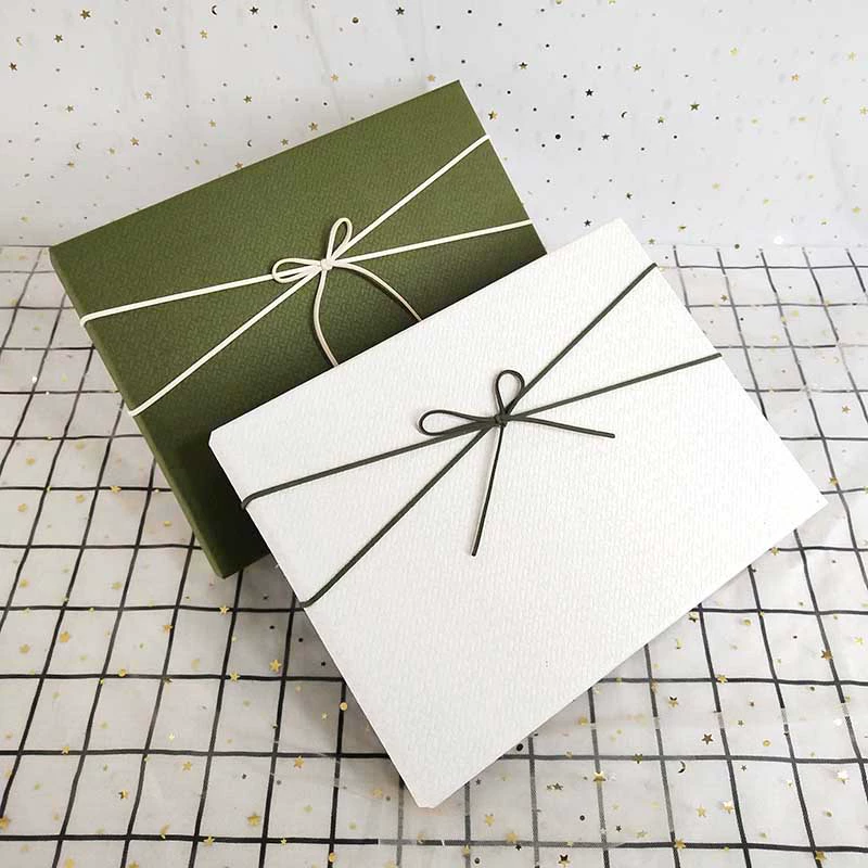 Подарочная коробка на день рождения пустая коробка большой шарф