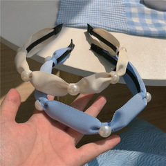 Korean sweet and cute versatile knot headband method temperament pearl hair accessory face washing hairpin hair decoration wholesale for women